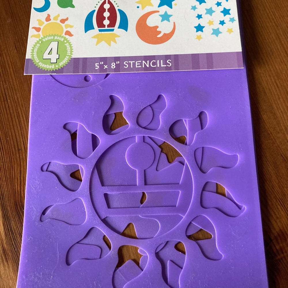 Reusable stencils templates - 5 Pieces